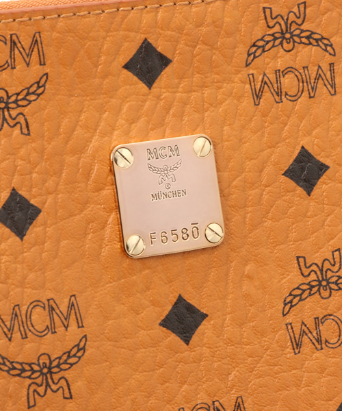 MCM（エムシーエム）の「【MCM】POUCH LARGE STARK/MXZ6SVE17,MXZ6AVE17（クラッチバッグ・メンズ・ライトブラウン/レッド/ブラック・FREE）」の6枚目の写真