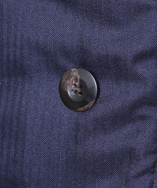 coen（コーエン）の「中綿N-3Bフーデッドジャケット（ダウンジャケット/コート・メンズ・ネイビー/ダークグレー・MEDIUM/LARGE/SMALL/X-LARGE）」の12枚目の写真