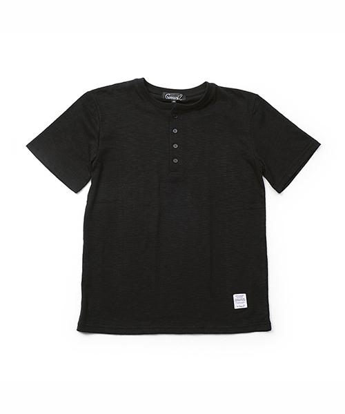 SILVER BULLET(シルバーバレット)の「『CavariA/キャバリア』スラブ天竺ヘンリーネック半袖Tシャツ(Tシャツ/カットソー・メンズ・グレー/ライトピンク/カーキ/ホワイト/ネイビー/イエロー/ブラック/オレンジ・L/M/XL)」の19枚目の写真