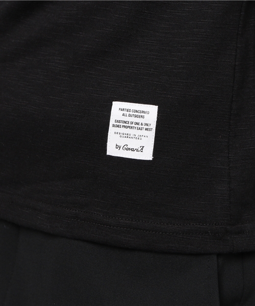 SILVER BULLET(シルバーバレット)の「『CavariA/キャバリア』スラブ天竺ヘンリーネック半袖Tシャツ(Tシャツ/カットソー・メンズ・グレー/ライトピンク/カーキ/ホワイト/ネイビー/イエロー/ブラック/オレンジ・L/M/XL)」の10枚目の写真