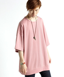 MONO-MART | スーパーオーバーサイズ プルオーバー サマービッグシルエットスウェット(1/2スリーブ)(スウェット)