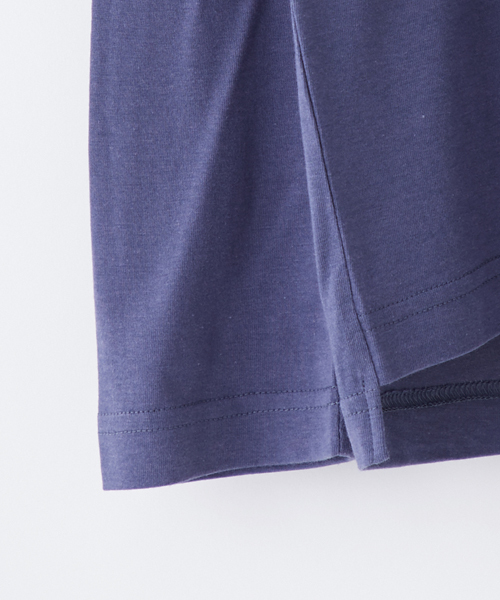 STUDIOUS（ステュディオス）の「VネックロングTシャツ（Tシャツ/カットソー・メンズ・ホワイト/ピンク/ブルー/レッド/ブラック・1/2/3）」の7枚目の写真