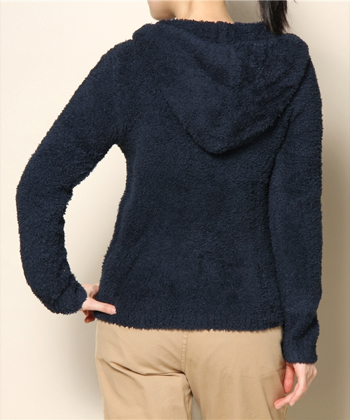 BAREFOOT DREAMS（ベアフットドリームズ）の「415 Bamboo Chic Hoodie（パーカー・レディース・ホワイト/ブラック/ストーン/ブラウン/ベージュ/ネイビー/ピンク/イエロー・X-SMALL/SMALL/MEDIUM/LARGE/X-LARGE）」の15枚目の写真