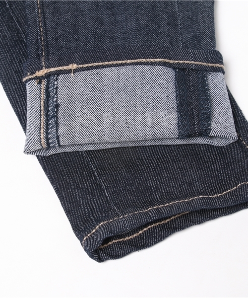 earth music&ecology(アースミュージックアンドエコロジー)の「スキスキスキニー(デニムライク)(デニムパンツ・レディース・インディゴブルー/ブラック・S/L/XXS/XS/M)」の11枚目の写真