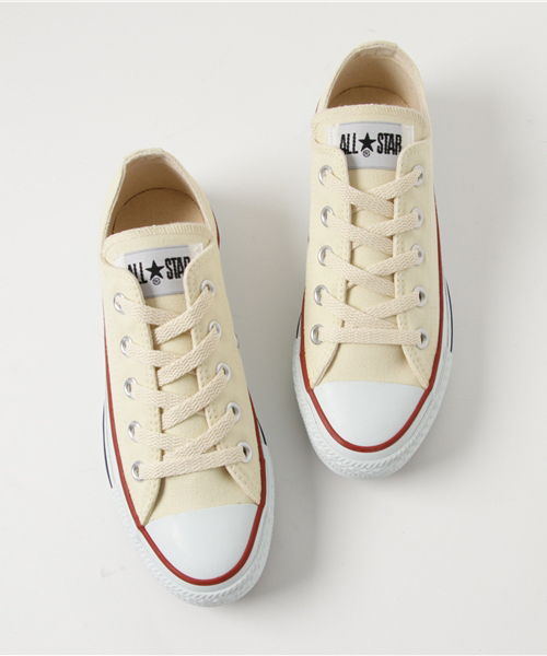 CONVERSE（コンバース）の「CONVERSE コンバース オール スター オックス / ALL STAR OX (WHT) 32160320（スニーカー・メンズ・ホワイト・25.5cm/22.0cm/24.5cm/22.5cm/26.0cm/25.0cm/23.0cm/26.5cm/23.5cm/28.0cm/27.5cm/27.0cm/24.0cm/29.0cm）」の4枚目の写真