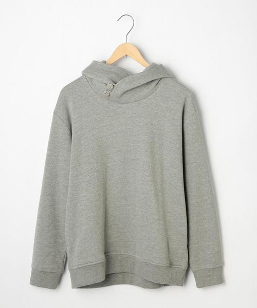 coen（コーエン）の「CVCスウェットボリュームネックパーカー（パーカー・メンズ・オフホワイト/ブラック/グレー/ワインレッド・SMALL/MEDIUM/LARGE/X-LARGE）」の14枚目の写真