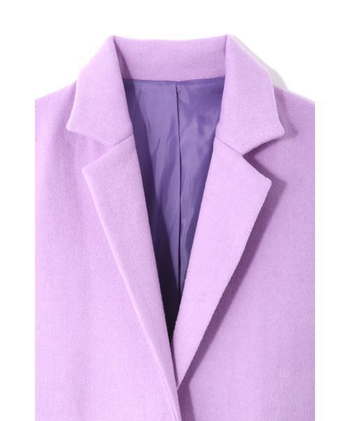 FREE'S MART（フリーズマート）の「ドロップショルダーチェスターコート（チェスターコート・レディース・ブラック/グレー/パープル・SMALL/MEDIUM）」の15枚目の写真