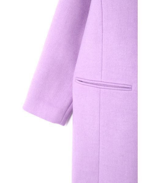 FREE'S MART（フリーズマート）の「ドロップショルダーチェスターコート（チェスターコート・レディース・ブラック/グレー/パープル・SMALL/MEDIUM）」の5枚目の写真