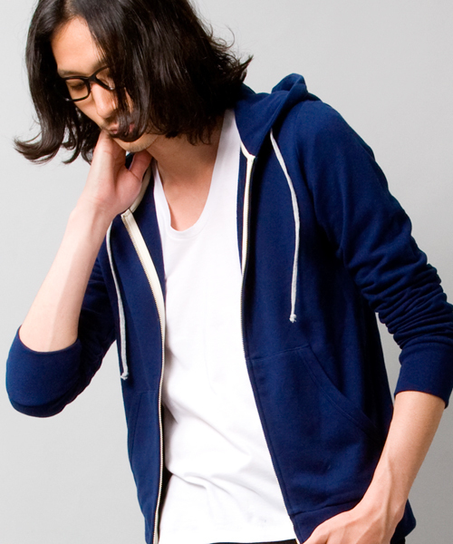 BEAUTY&YOUTH UNITED ARROWS（ビューティーアンドユースユナイテッドアローズ）の「by ∴ スウェット ジップ フーディ §◆（パーカー・メンズ・ブラック/グレー/ブルー/オレンジ・SMALL/MEDIUM/LARGE/X-LARGE）」の4枚目の写真