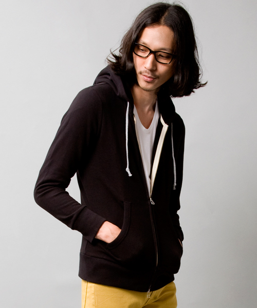 BEAUTY&YOUTH UNITED ARROWS（ビューティーアンドユースユナイテッドアローズ）の「by ∴ スウェット ジップ フーディ §◆（パーカー・メンズ・ブラック/グレー/ブルー/オレンジ・SMALL/MEDIUM/LARGE/X-LARGE）」の6枚目の写真