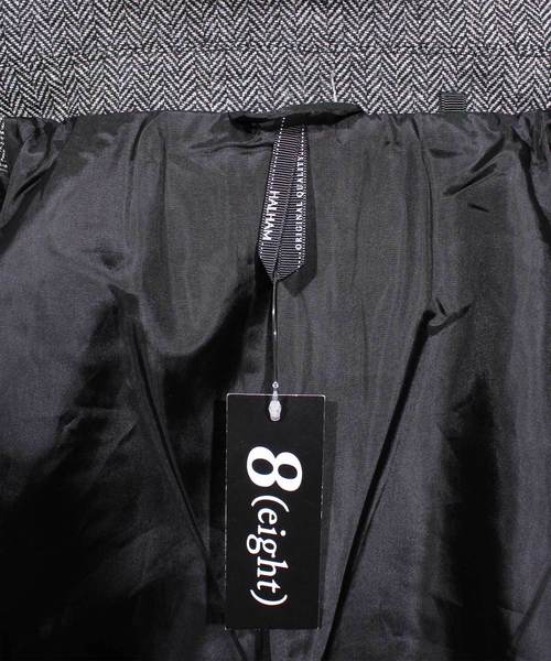 ８(eight)（エイト）の「ツイード チェスターコート ロング ジャケット ツイード（チェスターコート・メンズ・グレー/グレー系その他2/グレー系その他/チャコールグレー・X-LARGE/MEDIUM/LARGE）」の12枚目の写真