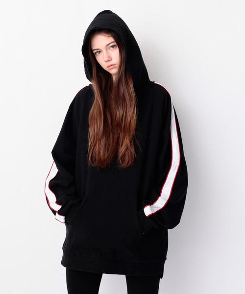 MONKEY TIME（モンキータイム）の「＜monkey time＞ LINE URAKE DOLEMAN HOODIE/パーカ о（パーカー・メンズ・イエロー/ブラック/ロイヤルブルー・LARGE/SMALL/X-LARGE/MEDIUM）」の2枚目の写真