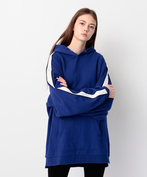 MONKEY TIME（モンキータイム）の「＜monkey time＞ LINE URAKE DOLEMAN HOODIE/パーカ о（パーカー・メンズ・イエロー/ブラック/ロイヤルブルー・LARGE/SMALL/X-LARGE/MEDIUM）」の8枚目の写真