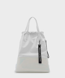メッシュディテールドローストリングバックパック / MESH DETAIL DRAWSTRING BAGPACK