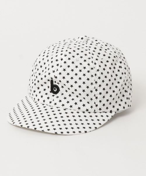 こども ビームス（コドモビームス）の「INFIELDER DESIGN × こども ビームス / 別注 星柄 キャップ (ユニセックス)（キャップ・キッズ・ホワイト/ネイビー・ONE SIZE）」の4枚目の写真