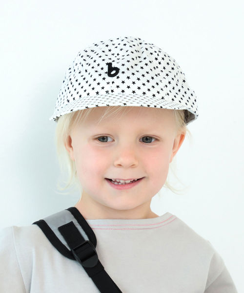 こども ビームス（コドモビームス）の「INFIELDER DESIGN × こども ビームス / 別注 星柄 キャップ (ユニセックス)（キャップ・キッズ・ホワイト/ネイビー・ONE SIZE）」の8枚目の写真