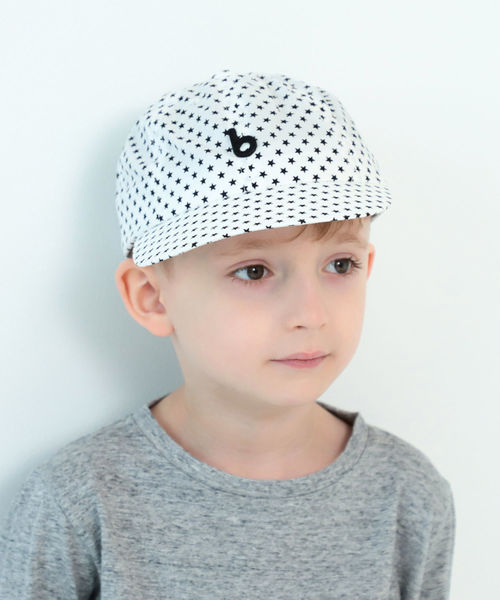 こども ビームス（コドモビームス）の「INFIELDER DESIGN × こども ビームス / 別注 星柄 キャップ (ユニセックス)（キャップ・キッズ・ホワイト/ネイビー・ONE SIZE）」の10枚目の写真