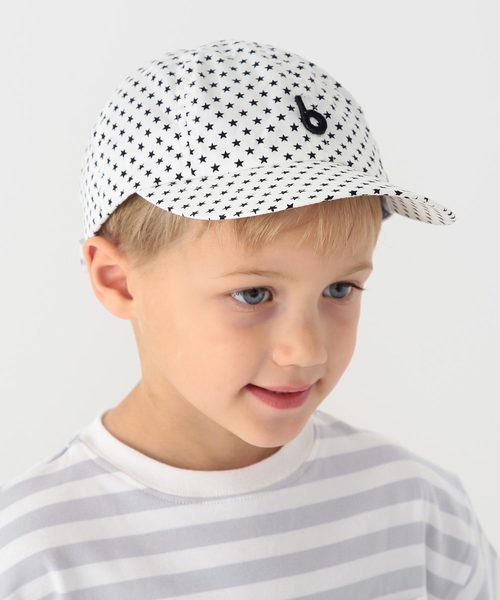 こども ビームス（コドモビームス）の「INFIELDER DESIGN × こども ビームス / 別注 星柄 キャップ (ユニセックス)（キャップ・キッズ・ホワイト/ネイビー・ONE SIZE）」の6枚目の写真