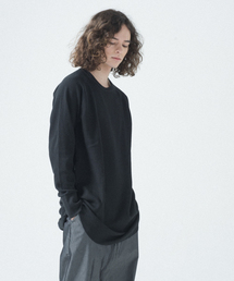 JEMORGAN / サーマル長袖ラグランスリーブTシャツ ロング丈クルー