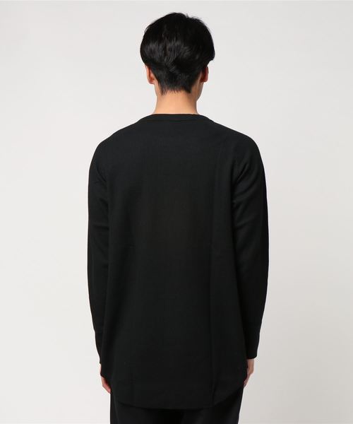 JEMORGAN(ジェーイーモーガン)の「JEMORGAN / サーマル長袖ラグランスリーブTシャツ ロング丈クルー(Tシャツ/カットソー・メンズ・ワインレッド/ホワイト/グレー/ブラック/ナチュラル・XL/M/S/L)」の7枚目の写真