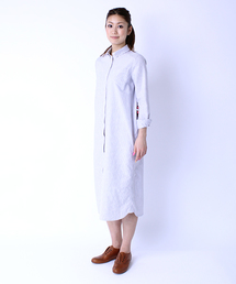 Ray BEAMS | ○Ray BEAMS / オックスロングシャツ ワンピース(ワンピース)