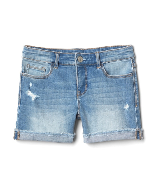 【雑誌掲載品】GAP ギャップ デニムショートパンツ GAP（ギャップ）の「デニムミディショートパンツ (キッズ