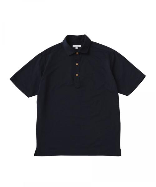 ☆美品☆ビューティアンドユースユナイテッドアローズクールペアスキンポロシャツL黒 BEAUTY&YOUTH UNITED ARROWS / ビューティー&ユース