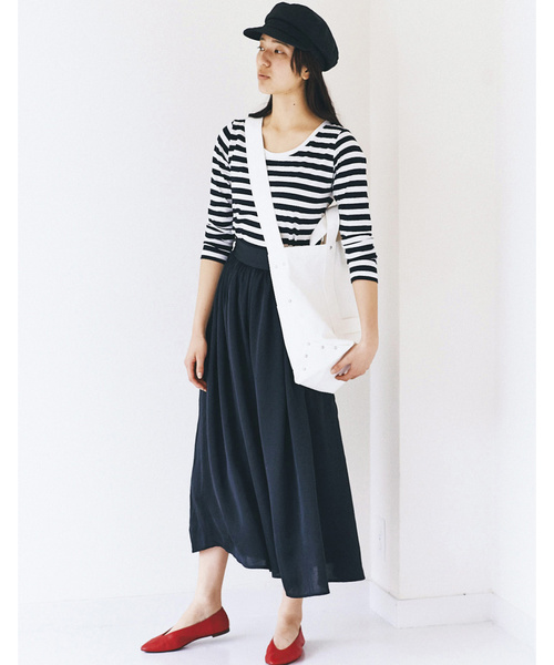 avecmoi（アヴェクモワ）の「ａｖｅｃｍｏｉ　ギャザーワイドパンツ（その他パンツ・レディース・ピンク/ブラック・SMALL/MEDIUM/LARGE/X-LARGE）」の5枚目の写真