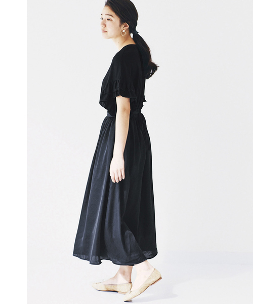 avecmoi（アヴェクモワ）の「ａｖｅｃｍｏｉ　ギャザーワイドパンツ（その他パンツ・レディース・ピンク/ブラック・SMALL/MEDIUM/LARGE/X-LARGE）」の9枚目の写真