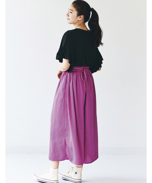 avecmoi（アヴェクモワ）の「ａｖｅｃｍｏｉ　ギャザーワイドパンツ（その他パンツ・レディース・ピンク/ブラック・SMALL/MEDIUM/LARGE/X-LARGE）」の17枚目の写真