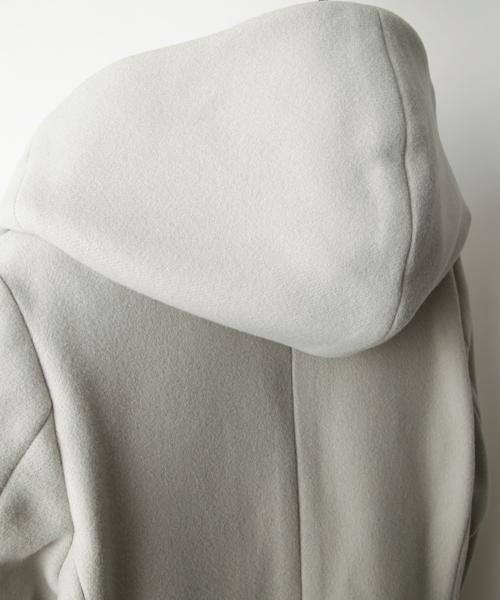 junhashimoto(ジュンハシモト)の「WRAP COAT(ステンカラーコート・メンズ・ボルドー/ブラック/チャコールグレー/ライトグレー・2/4/3/5/6/1)」の11枚目の写真