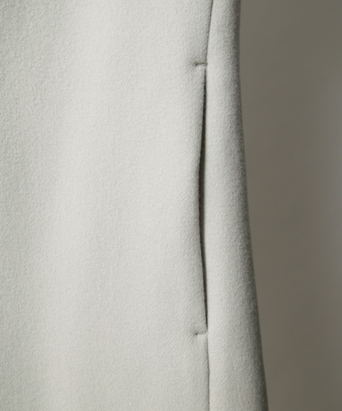 junhashimoto(ジュンハシモト)の「WRAP COAT(ステンカラーコート・メンズ・ボルドー/ブラック/チャコールグレー/ライトグレー・2/4/3/5/6/1)」の10枚目の写真