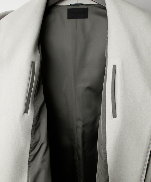 junhashimoto（ジュンハシモト）の「WRAP COAT（ステンカラーコート