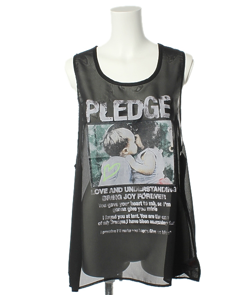 L.D.S.（エルディーエス）の「PLEDGEタンクトップ（タンクトップ 