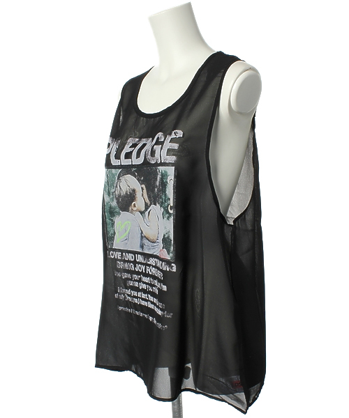 L.D.S.（エルディーエス）の「PLEDGEタンクトップ（タンクトップ 
