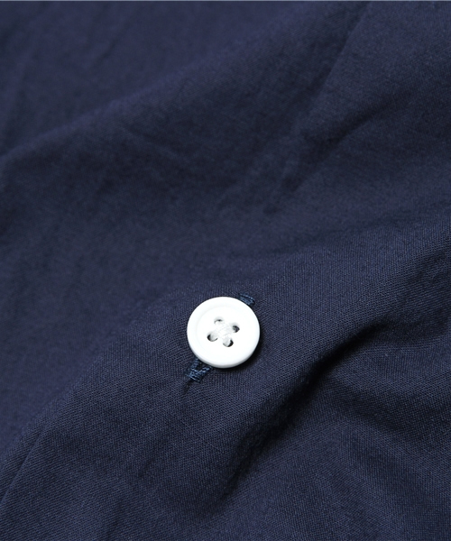 WEGO（ウィゴー）の「WEGO/バイカラーブロードシャツ（シャツ/ブラウス・メンズ・ブラック/ライトグレー/ネイビー/ブルー系その他/ロイヤルブルー/マスタード・SMALL/MEDIUM/LARGE）」の13枚目の写真