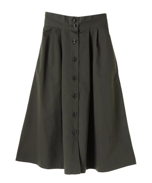 AMERICAN HOLIC（アメリカンホリック）の「フロントボタンフレアスカート（スカート・レディース・ベージュ/ブルー系その他5/ベージュ系その他4/ブラック/カーキ/パープル/ブラック系その他3・M/L）」の10枚目の写真