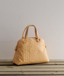 オーストリッチレザーフォーマルハンドバッグ