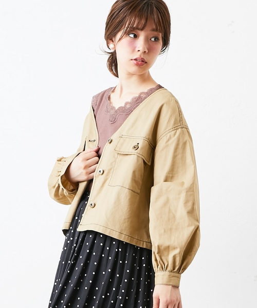 natural couture(ナチュラルクチュール)の「ワッフルインナータンク(キャミソール・レディース・ブラック/モカ/ブラウン/アイボリー/キャメル/ドット・FREE)」の5枚目の写真