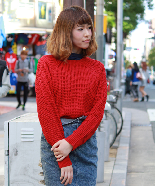 WEGO(ウィゴー)の「WEGO/チャンキーカラーニット(ニット/セーター・レディース・アイボリー/ブラック/ブラック系その他/ブルー/イエロー/レッド・FREE)」の6枚目の写真