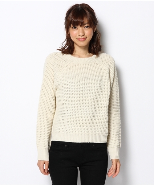 WEGO(ウィゴー)の「WEGO/チャンキーカラーニット(ニット/セーター・レディース・アイボリー/ブラック/ブラック系その他/ブルー/イエロー/レッド・FREE)」の7枚目の写真