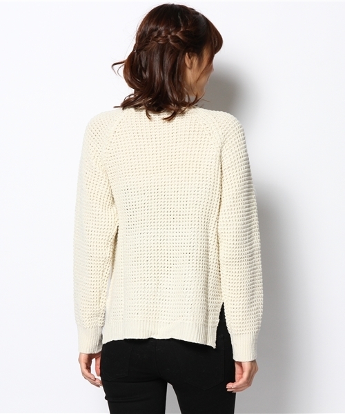 WEGO(ウィゴー)の「WEGO/チャンキーカラーニット(ニット/セーター・レディース・アイボリー/ブラック/ブラック系その他/ブルー/イエロー/レッド・FREE)」の9枚目の写真