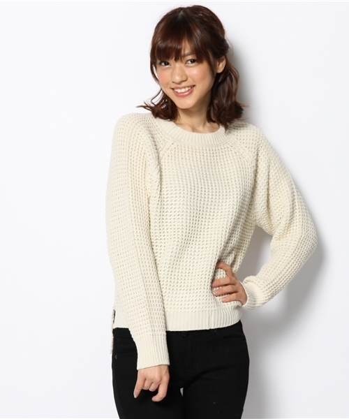 WEGO(ウィゴー)の「WEGO/チャンキーカラーニット(ニット/セーター・レディース・アイボリー/ブラック/ブラック系その他/ブルー/イエロー/レッド・FREE)」の14枚目の写真