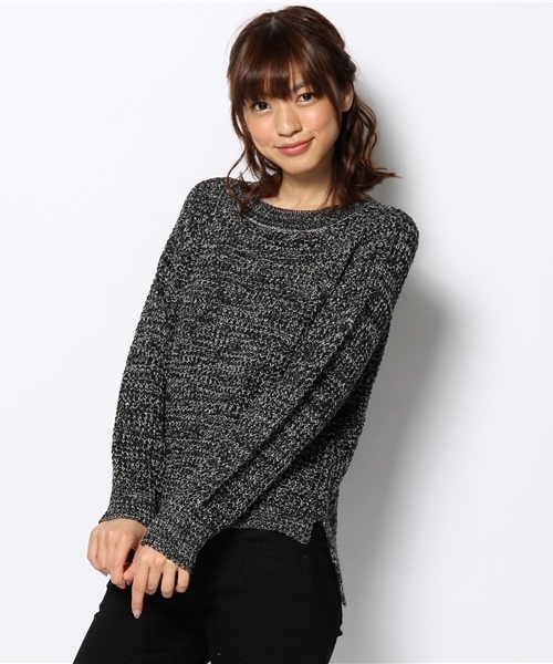 WEGO(ウィゴー)の「WEGO/チャンキーカラーニット(ニット/セーター・レディース・アイボリー/ブラック/ブラック系その他/ブルー/イエロー/レッド・FREE)」の16枚目の写真