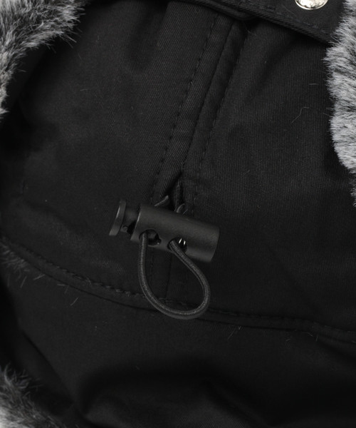 GLOBAL WORK（グローバルワーク）の「【キッズ】ファーフライトキャップ【抗菌防臭】/809173（キャップ・キッズ・ブラック/ベージュ・MEDIUM/LARGE）」の9枚目の写真