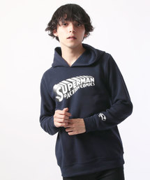 SUPERMAN（スーパーマン）の「SUPERMAN ロゴ パイル起毛 パーカー（パーカー）」
