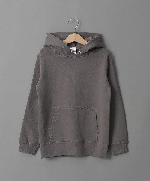 United Athle(ユナイテッドアスレ)の「#United Athle/ユナイテッドアスレ 10ozプルパーカー KIDS(パーカー・キッズ・ホワイト/ブラック/グレー/チャコールグレー/ブラウン/グリーン/オリーブ/ブルー/ネイビー/パープル/レッド/ワイン・SMALL/MEDIUM/LARGE)」の4枚目の写真