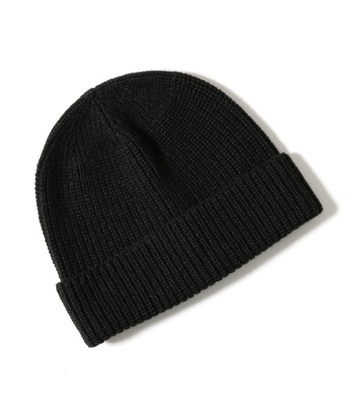 RACAL（ラカル）の「RACAL：Cashmere Knitcap（ニットキャップ/ビーニー・メンズ・ブラック/ネイビー/グレー・FREE）」の2枚目の写真
