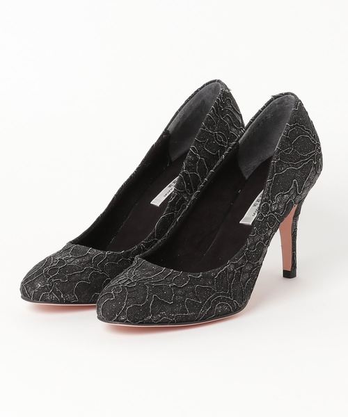 SEVEN TWELVE THIRTY(セヴントゥエルヴサーティー)の「LovelyWalk レースパンプス(パンプス・レディース・ブラック/ブルー/ライトブラウン/ライトベージュ・22cm/22.5cm/23cm/23.5cm/24cm/24.5cm)」の2枚目の写真