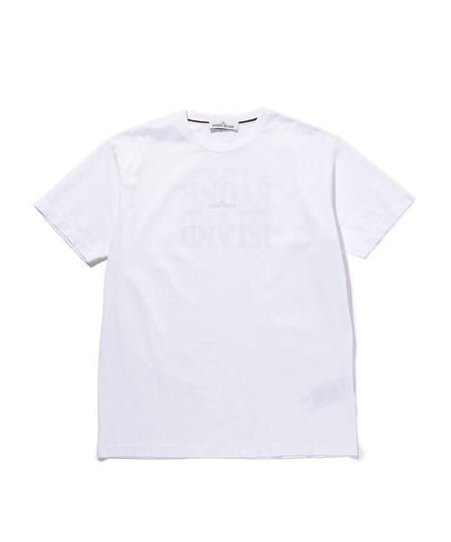 STONE ISLAND（ストーンアイランド）の「＜STONE ISLAND＞ REF LOGO TEE1/Tシャツ（Tシャツ/カットソー・メンズ・ホワイト/ブラック・LARGE/X-LARGE/MEDIUM）」の3枚目の写真